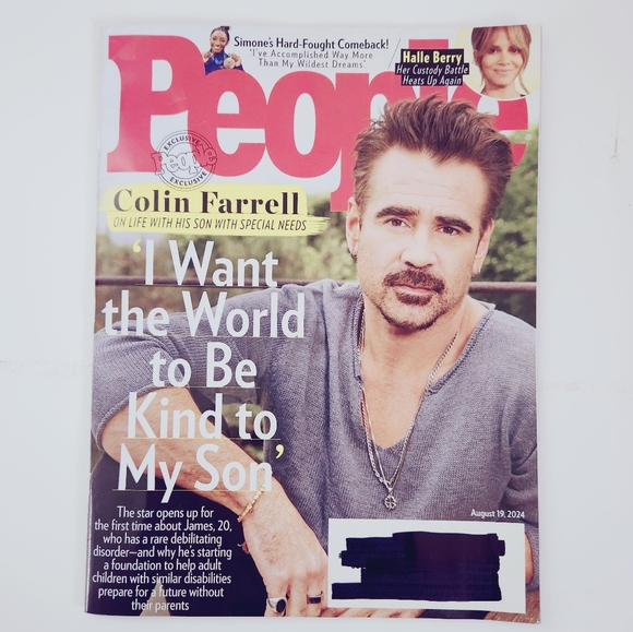 🍭7/$15 People Magazine August 2024 Colin Farrell - Picture 1 of 4